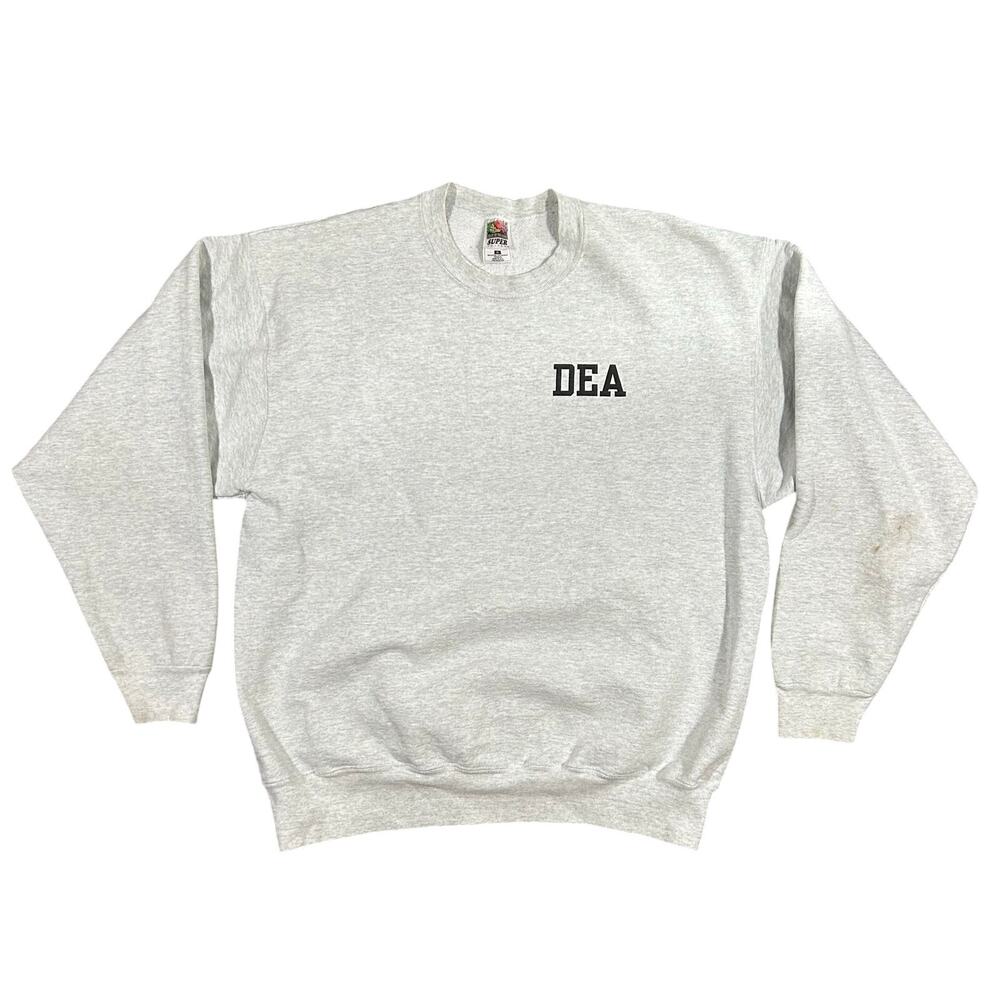 Vintage 90s DEA Sweatshirt Men’s XL Fruit Of The Loom USA Made Pullover